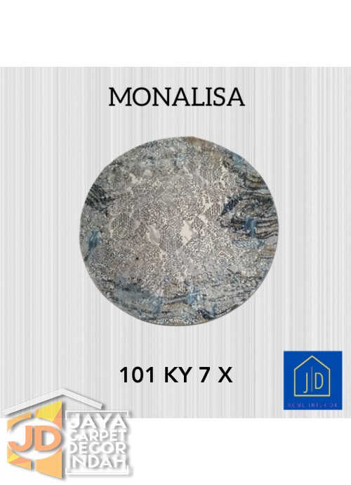 Permadani Monalisa Bulat 101 KY 7 X Ukuran 120 cm x 120 cm, 160 cm x 160 cm